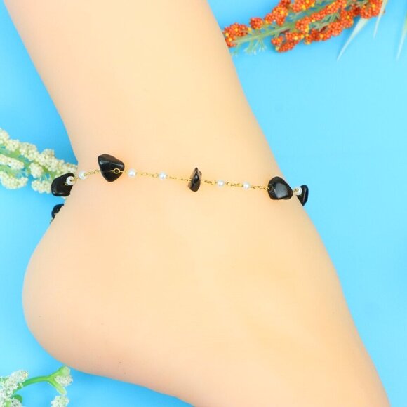 Elegant Handmade Anklet – Perfect for Women & Girls | Ideal Gift Option, DYC1790 - Picture 2 of 9